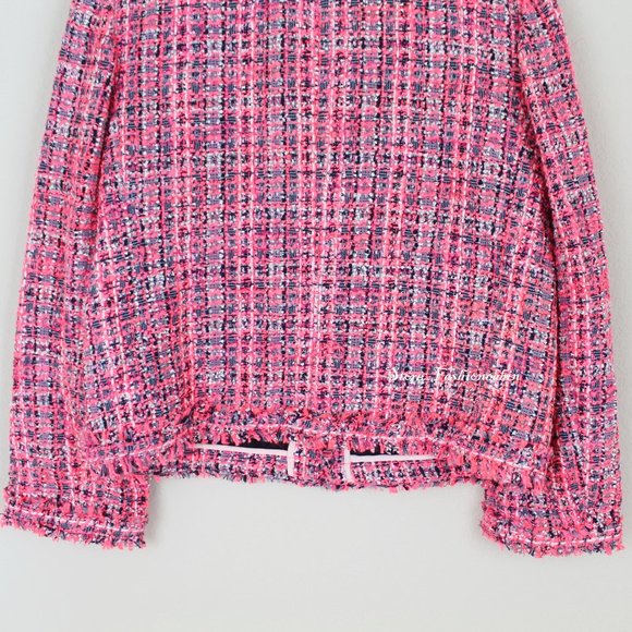 NWT Kate Spade Stud Trim Tweed Jacket - Picture 12 of 12